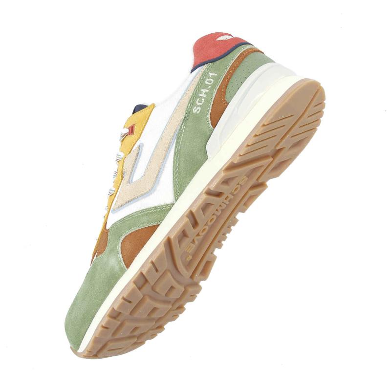 CAPE CODE RUNNER M - SUEDE/NYL/PUNCH - GREEN/OFF WHITE